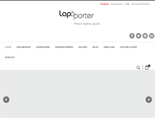 Tablet Screenshot of lapaporter.com